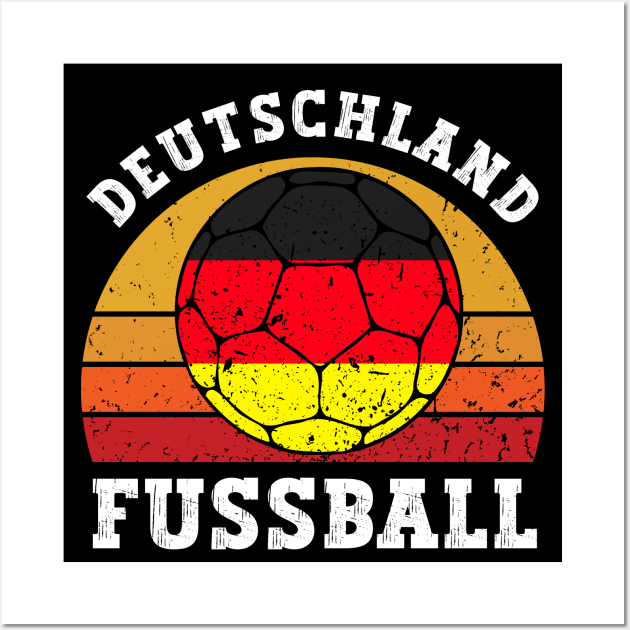 Deutschland Fussball Wall Art by footballomatic